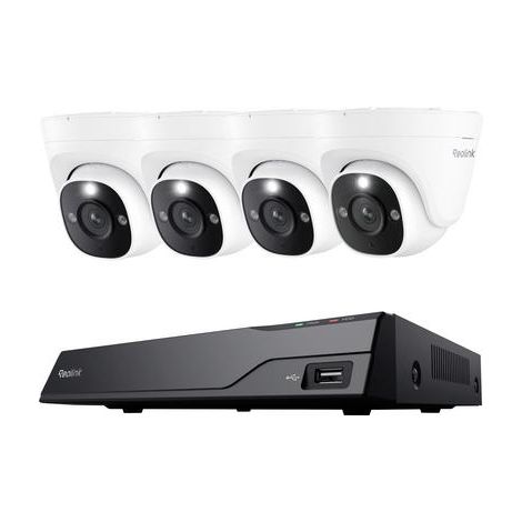 Kit Telecamere di Sorveglianza Reolink NVS8-12MD4 Nero 8MP