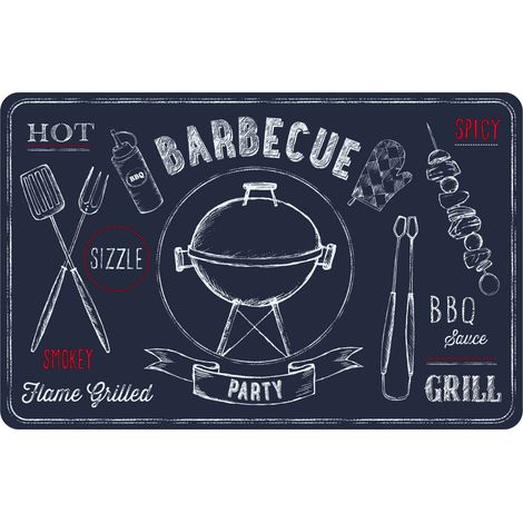 d-c-table® Tischset Rio Barbecue 44 x 29 cm, schiefer Tischset