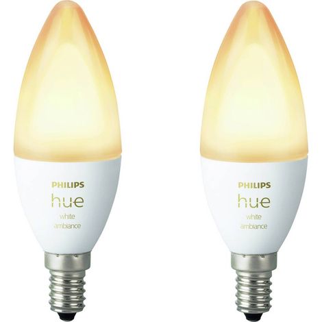 Philips Hue White Ambiance Ampoule LED Blanc E14 (1/5)
