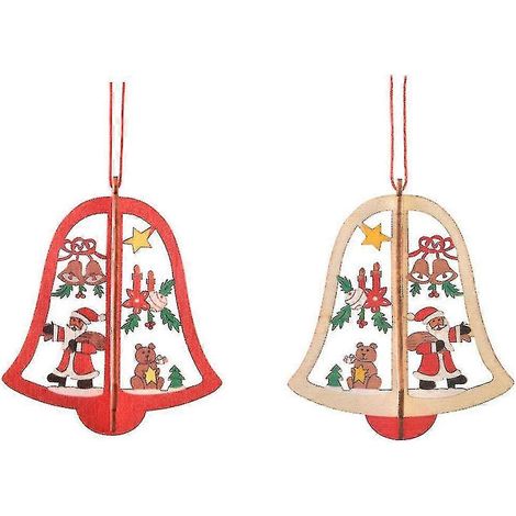 Weihnachtsbaum-Anhänger aus Holz, Kindergeschenk, Weihnachtsdekoration für Zuhause (1/5)