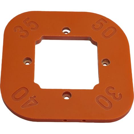 Maschera di precisione per angoli arrotondati R30 R35 R40 R50, maschera di posizionamento di precisione per fresatrice per scanalature del legno (1/5)