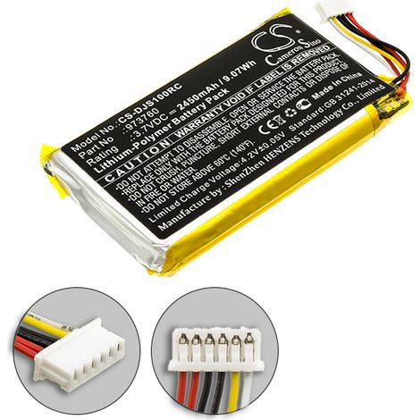 NX - Batterie drone compatible DJI pour manette 3.7V 2450mAh