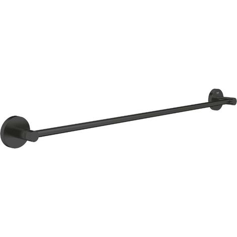 Grohe Badetuchhalter Essentials matt black, verdeckte Befestigung, 60cm (1/3)