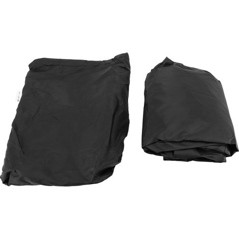 Lawn Mower Cover Heavy Duty 210D Oxford Fabric Silver Coating Waterproof Windproof UV Proof Outdoor Push Mower Cover (1/5)