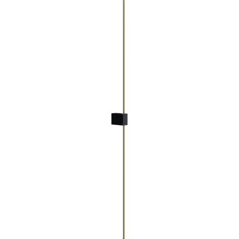 Applique Da Parete Moderno Pars Alluminio Nero Luce Led Integrato 12W Ip20 (1/4)