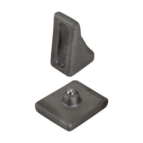 PIASTRA A SALDARE 347 COMBI  FERRO GREZZO MM 71X62 H.MM 93