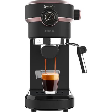 Machine espresso 20 bars 1,1 L Rose Manomètre (1/2)