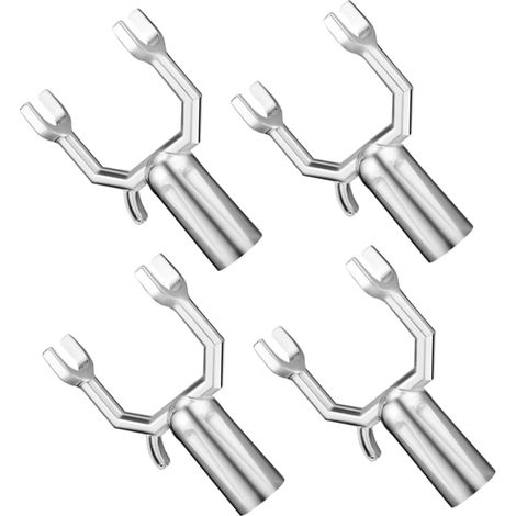 Lot de 4 fourches de soutien pour branches d'arbres fruitiers — Supports métalliques robustes, durables et multifonctionnels.
