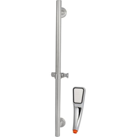 26'' Longueur 304 Edelstahlschiebestange avec Brausekopf-Set Silberton