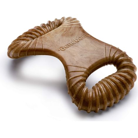Jouet à mâcher Dental pour Chien, Bacon réel, Petit (1/5)
