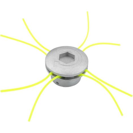 Tete De Debroussailleuse - Aluminium - 4 Lignes - Compatible Universel Tondeuse A Gazon - 1 Unite (1/5)