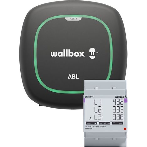 ABL Wallbox Pulsar, 22 kW, 5m Ladekabel, IP55, IK10, Kunststoff (1/2)