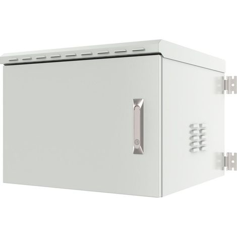 Lanview 19" 7HE Wandschrank IP66 600x600x410mm - Weiß, RWMIP66W07U66W