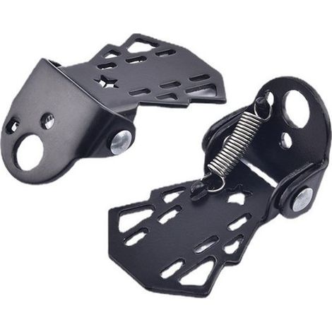 Pedali per bicicletta, pedali per ruota posteriore in acciaio al manganese, pedali per mountain bike/biciclette per bambini, poggiapiedi pieghevole per ruota posteriore per passeggero, accessori per p (1/4)
