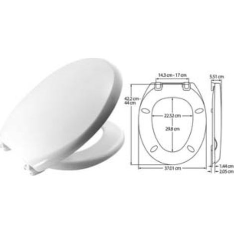 Sedile wc universale "atlantico" Carrara&matta