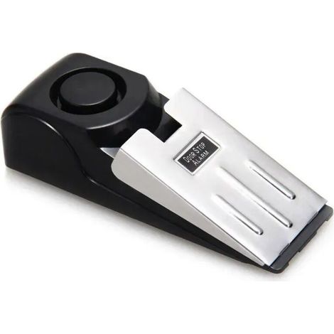 Crezuo 120DB Tragbarer Türstopper-Alarm, lautes Eingangsgerät für Reisen und Wohnungen