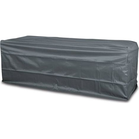 Happy People Copertura Set Salotto Giardino Deluxe 220x80x80cm Grigio (1/5)