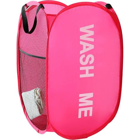 Panier à linge pliable, grand et respirant, avec poignée Panier à linge en maille pour chambre, dortoir, appartement étudiant (1/5)