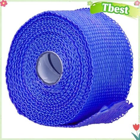 Tbest Bande d'isolation thermique de voiture Ruban d'Isolation Thermique 5m Acier Allié Fibre de Verre avec 6 bateau latte Bleue (1/5)