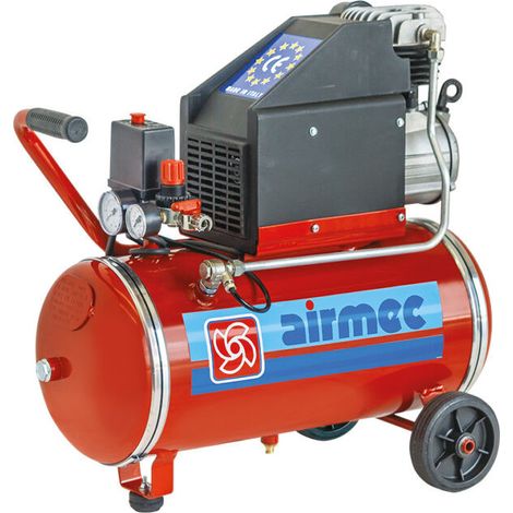 AIRMEC CH 25/110 1 HP 115 LT/min 25 LITRI Compressore Aria Monofase PORTATILE