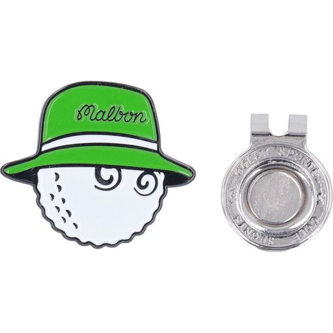Clip Magnétique pour Chapeau de Golf, Marqueur de Balle Anti-Rouille Détachable pour Femmes, Hommes et Adultes - Vert (1/5)