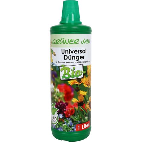 Grüner Jan BIO-Universaldünger 1 Liter Spezialdünger Blumendünger Pflanzendünger