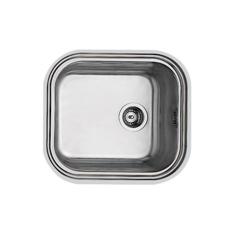 Foster 1V.45x40.ST Lavabo sobre-encimera Rectangular Acero inoxidable (1/2)