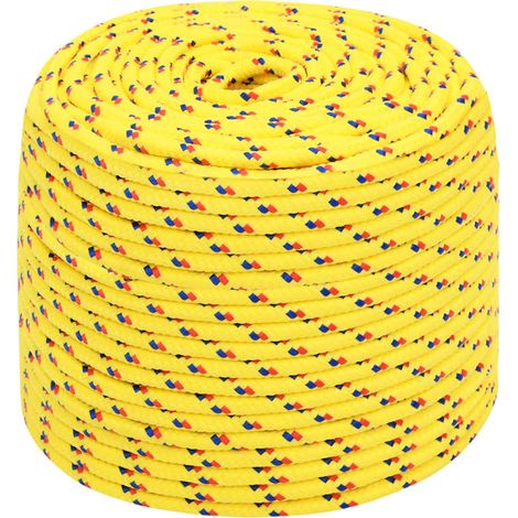 Maison Exclusive - Bootsseil Gelb 10 mm 500 m Polypropylen