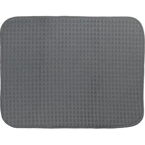 Tappetino asciugapiatti, poliestere, 50 x 38 cm, grigio Rapida / Kela