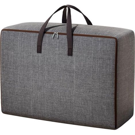Sac de rangement pliable en tissu Oxford de grande capacité pour vêtements, couettes, literie, serviettes, 60 x 40 x 25 cm (1/5)