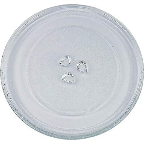 Universal Microwave Turntable Glass Plate With 3 Fixtures 24.5 Cm (1/5)