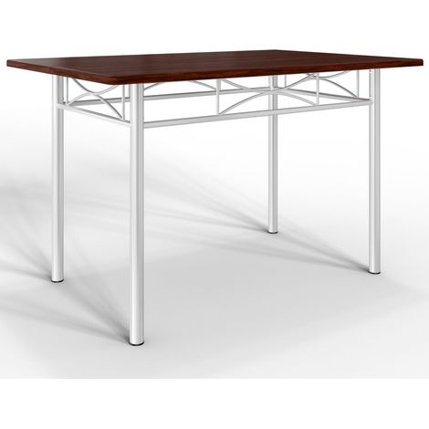 Set da pranzo 5 pezzi castagno metallo e mdf 223009682 (1/5)