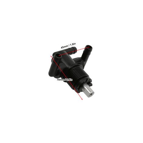 Robinet d'essence à 3 voies avec vanne d'arrêt de carburant compatible avec Polaris Sportsman 500, 325, 335, 400 et 330 (référence 7052161)
