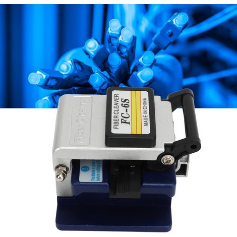 Coupe-fibre optique FC-6S, outil de raccordement à froid FTTH, coupe-câble à lame réversible automatique (1/5)