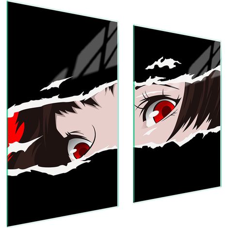 GLASSCHUTZPLATTE FÜR KÜCHE 65x52 ANIME