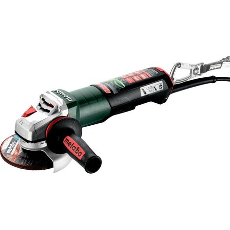metabo Amoladora angular WEPBA 20-125 Quick DS BL - 2000 W, 125 mm, motor sin escobillas, sistema M-Quick, baja vibración, antiretroceso, protección contra sobrecarga, para aplicaciones industriales
