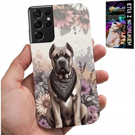 Coque pour Samsung Galaxy S21 Ultra - Motifs de races de chiens + film protecteur (1/5)