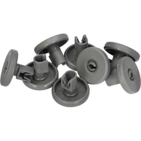 Kit 8 roues panier inférieur pour lave-vaisselle accessoires pour grand rouleau de poulie de roue (1/4)