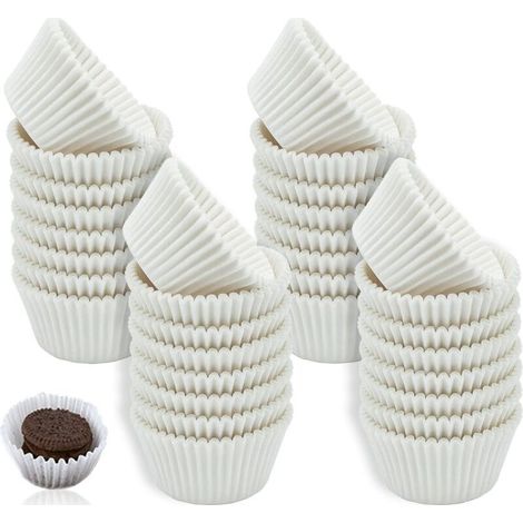 Moules À Cupcakes - Papier Résistant Anti-graisse - Pour Four Micro-ondes Et Vapeur - Diamètre 6 Cm Hauteur 2 Cm - Lot De 1000 Pièces (1/4)