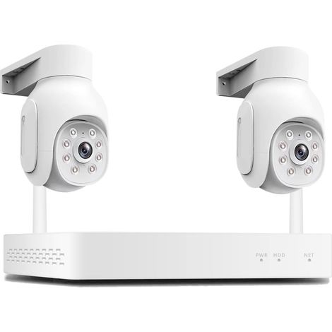Système de caméra de sécurité à domicile Caméra de Surveillance vidéo sans fil 3MP avec système de vidéosurveillance Wifi NVR ensemble de caméra IP PTZ de sécurité enregistrement Audio Kit de maison e (1/5)