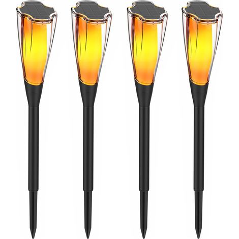 Lámpara solar para caminos de jardín, iluminación decorativa para jardines (1/5)