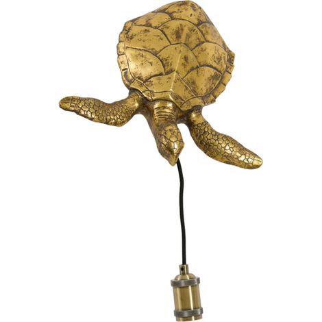 Light & Living - lampada da parete - Turtle - bronzo - plastica -