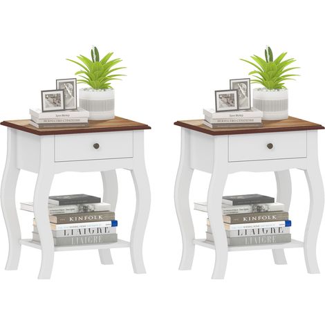 Commode naturelle 62x35x105 cm avec 4 tiroirs et poignées en métal, meuble haut et étroit pour chambre et salon, design pratique et élégant