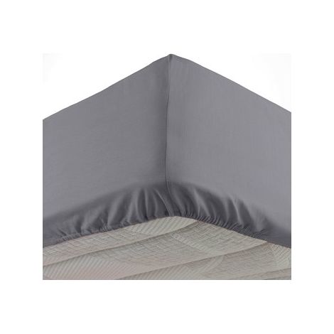 Drap Housse Microfibre Oscar - 190x90cm - anthracite (1/3)