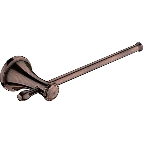 Porte-serviettes 1 Barre Fixe, L. 25 Cm, Cuivre Antique, Lada, Antique Salle De Bains Rétro Nimco (1/3)