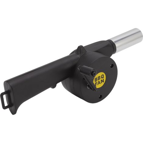 Mini souffleur d'air portable pour barbecue, résistant aux hautes températures et facile à nettoyer, noir. (1/5)