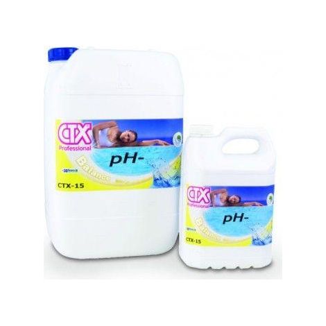 FPLUS ctx-15 minorador liquido 20 lts , CTX-15 pH- 20 l Minorador pH líquido
Minorador de pH líquido para ajustar el pH entre 7,2 y 7,6 cuando éste sea superior a 7,6.

Un pH alto