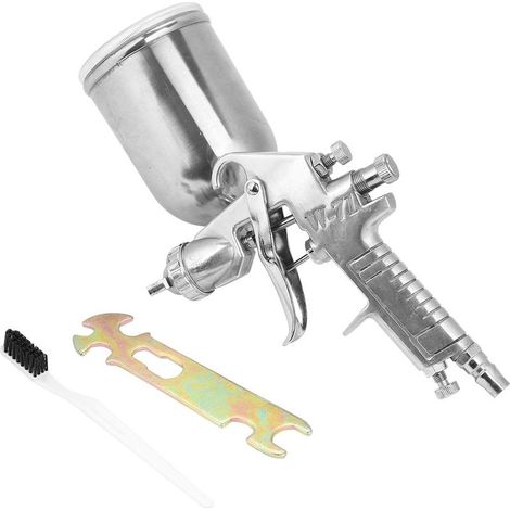 Pistolet à peinture pneumatique avec buse de 1,5 mm, capacité de 400 ml et alimentation par gravité. (1/5)