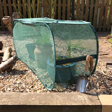 Pop-Up Garden Pot, Planter & Grow Bag Crop Cover with Door - 1.1 x 0.45 x 0.55m H (1/2)