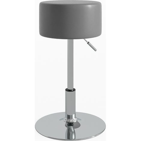 Sgabello Design, Grigio, 33.5 x 67 cm per tavolo da toeletta, Vicco (1/5)